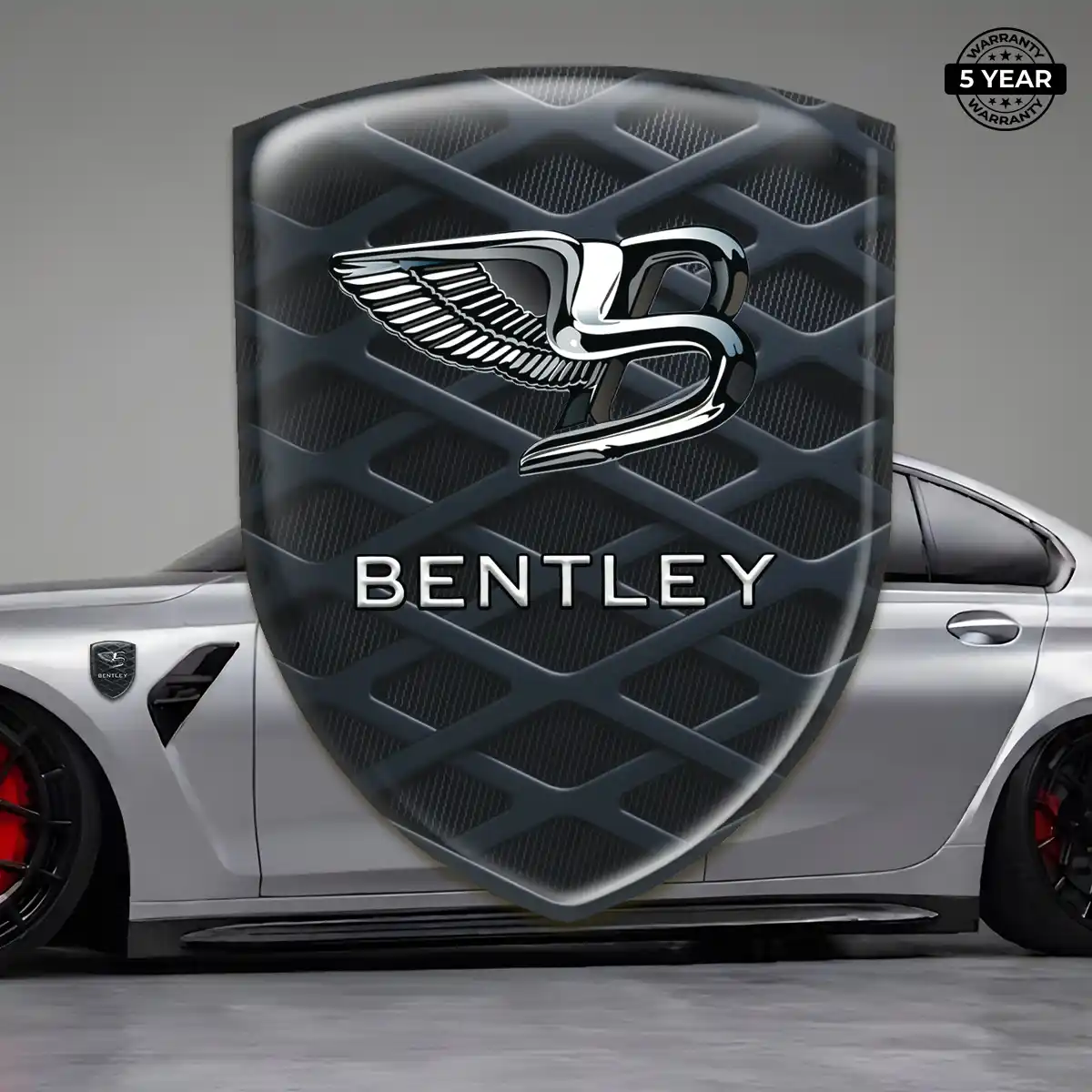 Bentley 3D Emblem Sticker Performance Style