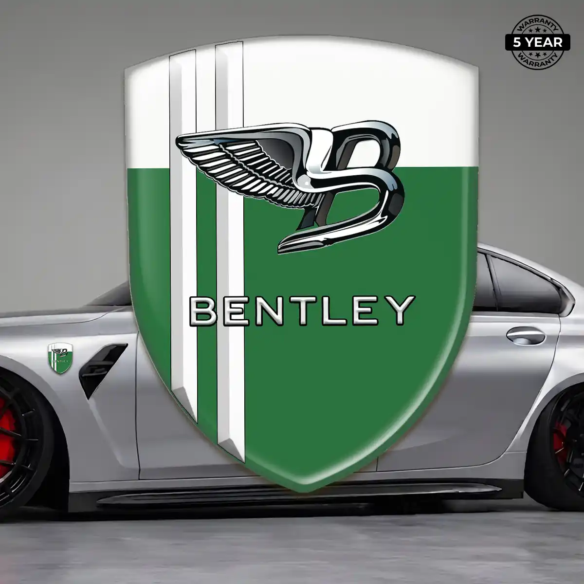 Bentley 3D Emblem Sticker Refined Design