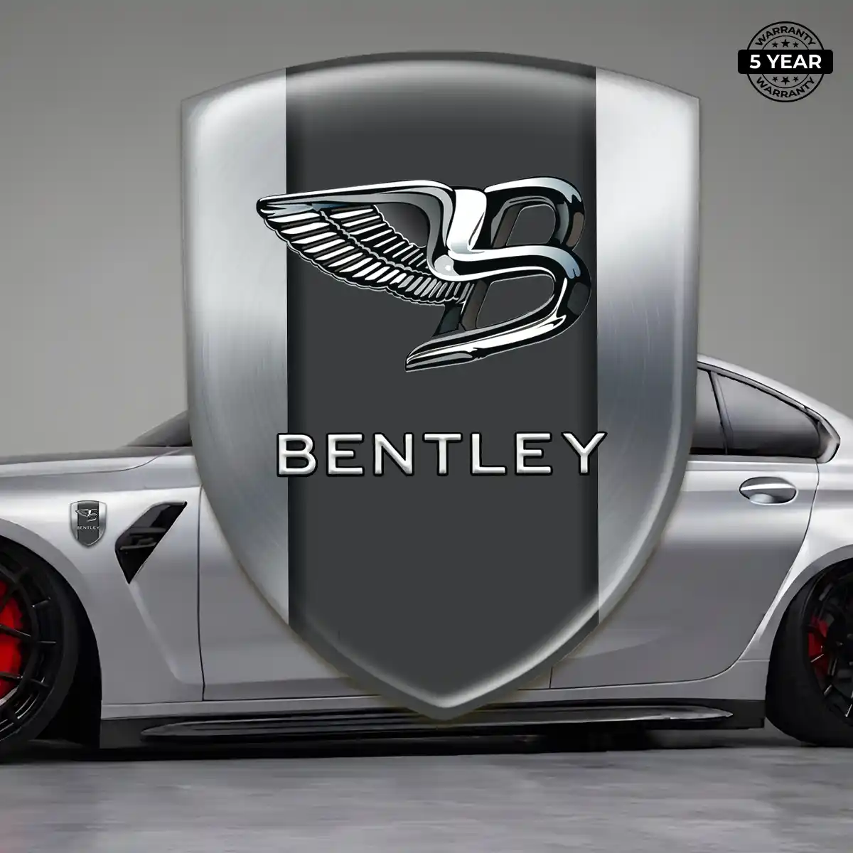 Bentley 3D Emblem Sticker Resin Luxe