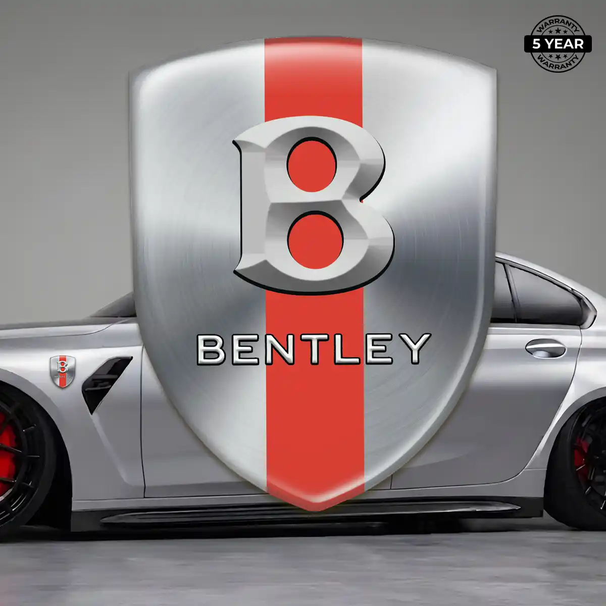 Bentley 3D Emblem Sticker Sleek Style