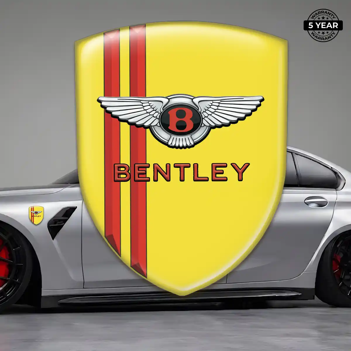 Bentley 3D Emblem Sticker Street Tuning