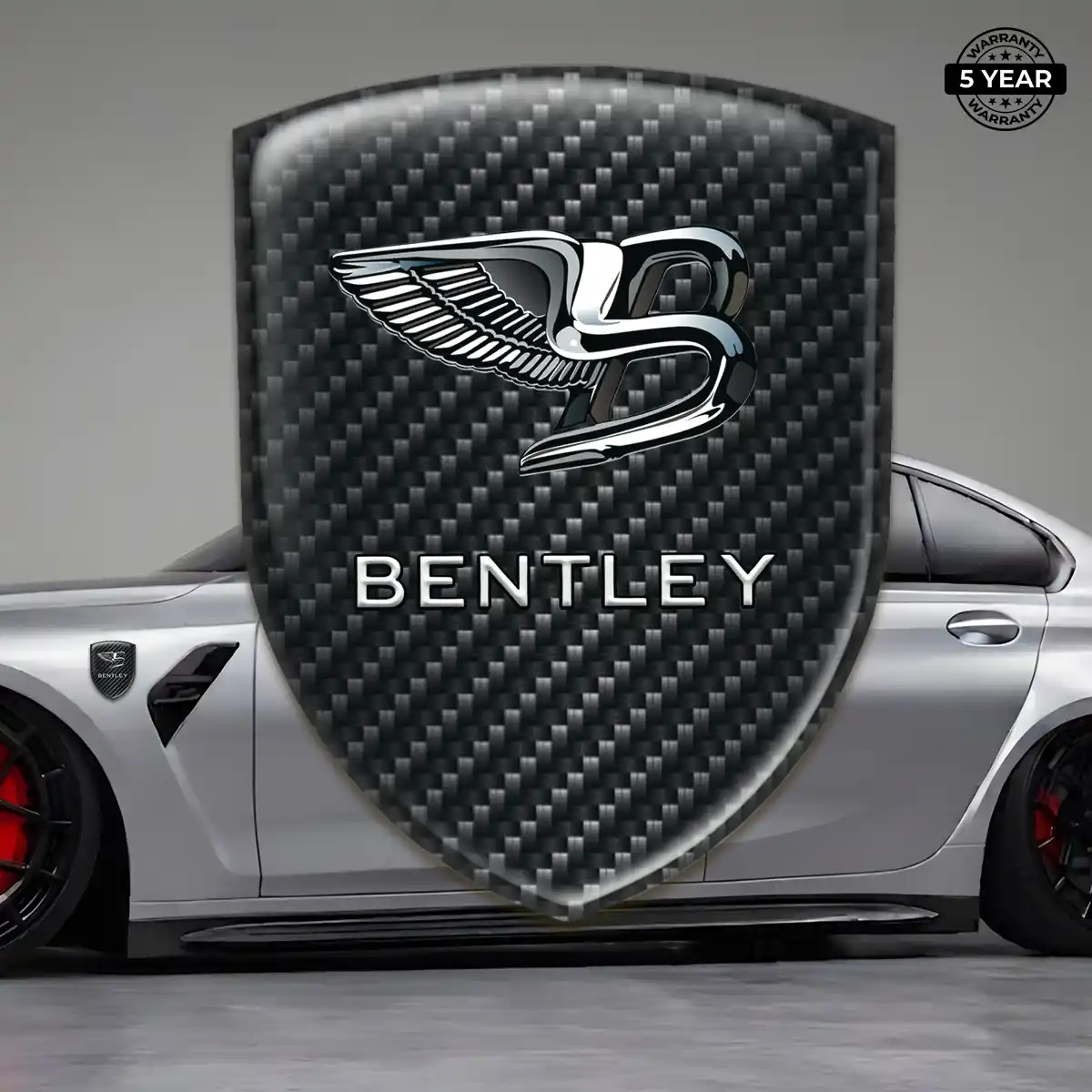 Bentley 3D Gel Sticker Sleek Style