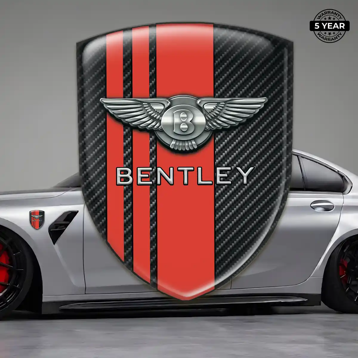 Bentley 3D Logo Sticker Exterior Luxe