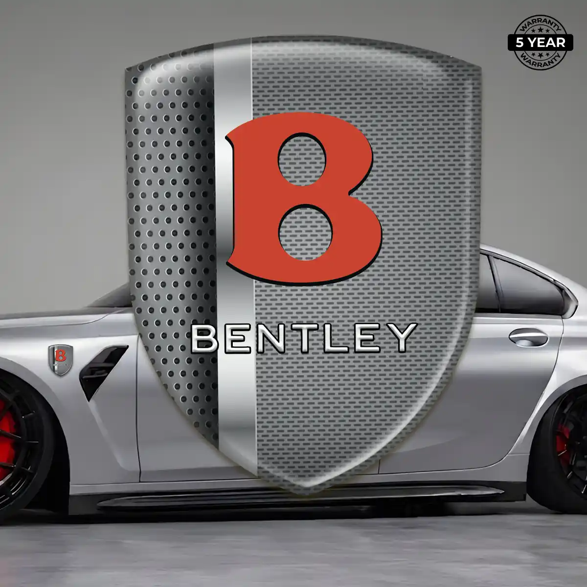 Bentley 3D Logo Sticker Interior Luxe