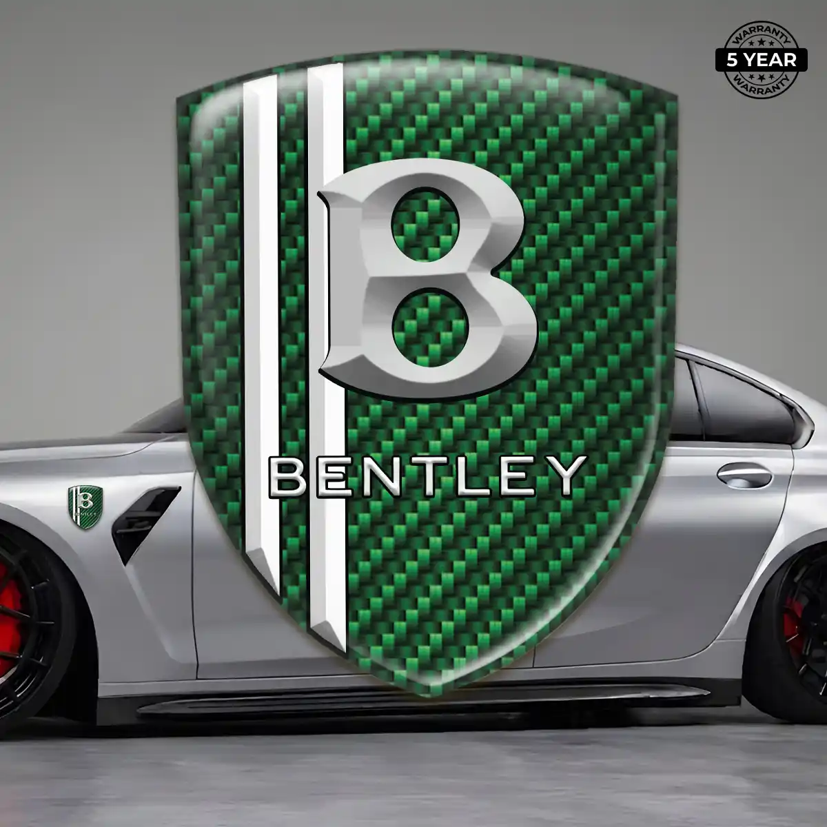 Bentley 3D Logo Sticker Outer Style