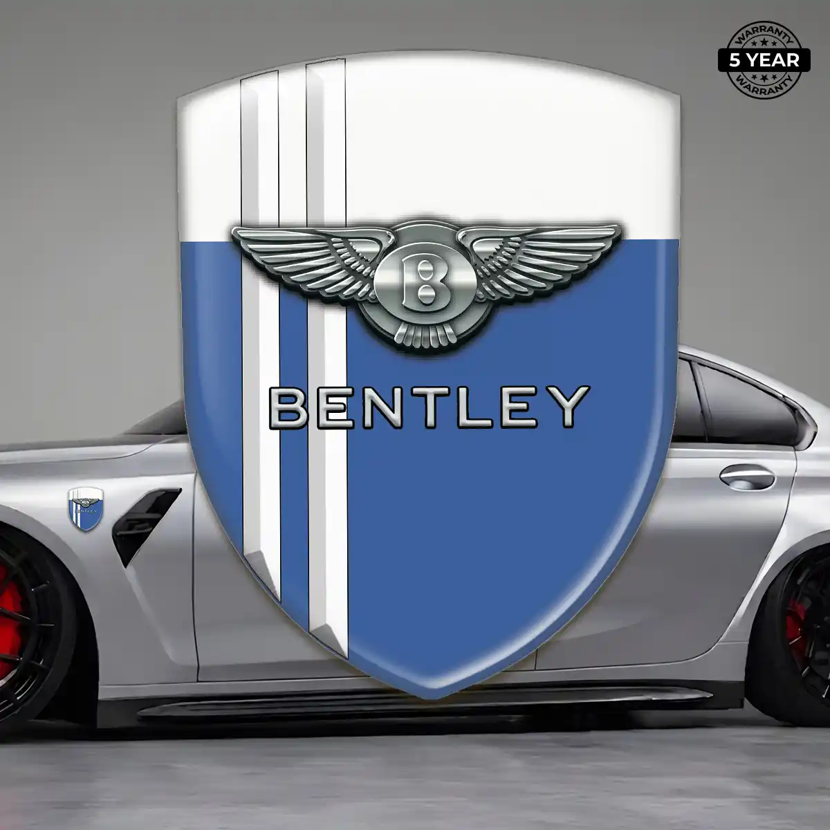 Bentley 3D Logo Sticker Refined Design