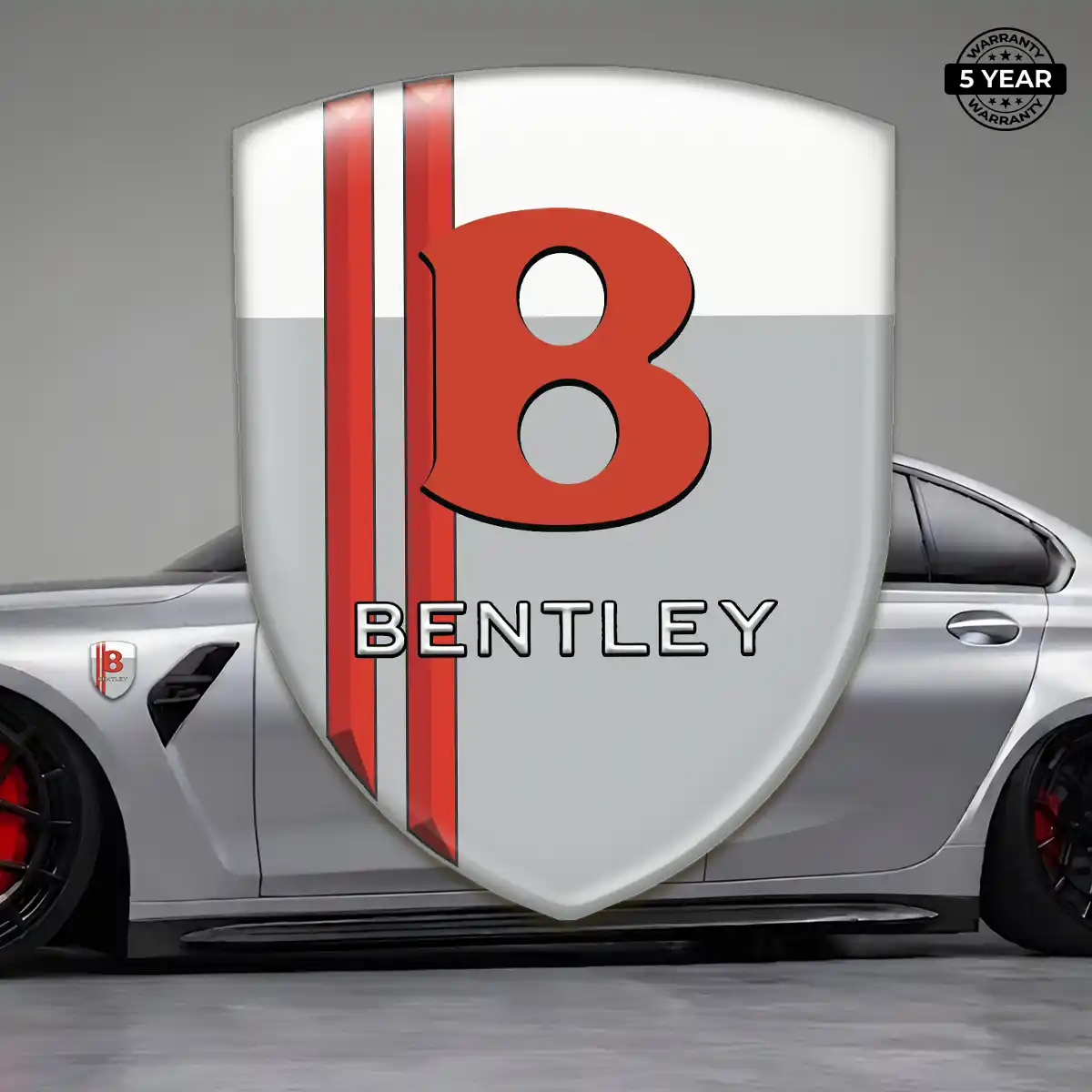 Bentley 3D Logo Sticker Resin Luxe