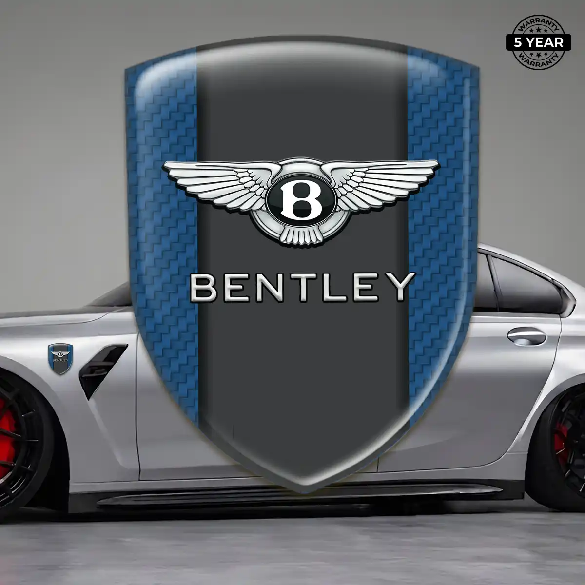 Bentley 3D Logo Sticker Superior Craft
