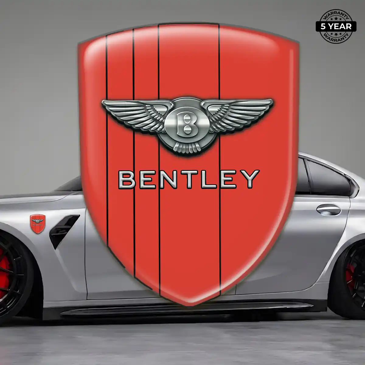 Bentley 3D Resin Sticker Cabin Style