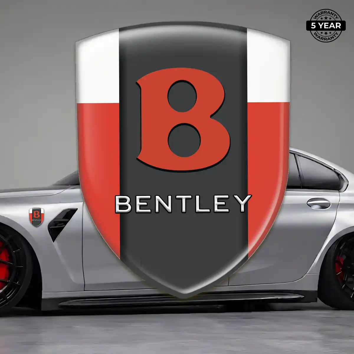 Bentley 3D Resin Sticker Interior Elegance