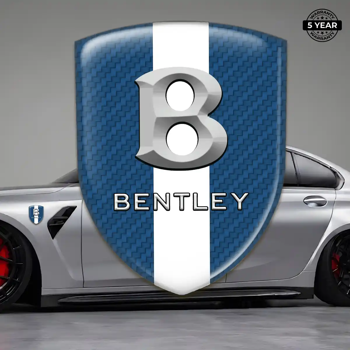 Bentley 3D Resin Sticker Interior Luxe
