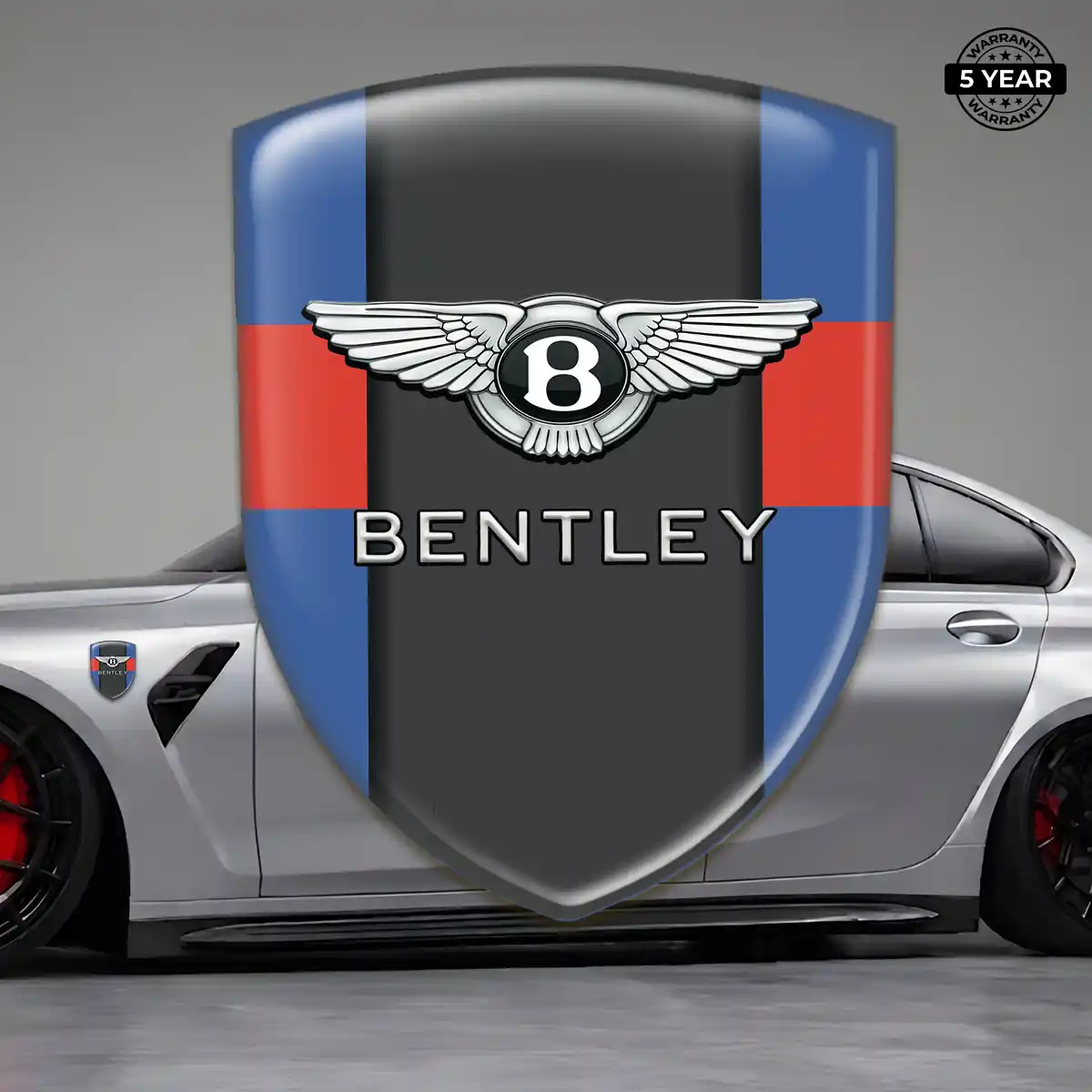Bentley 3D Resin Sticker Premium Dome