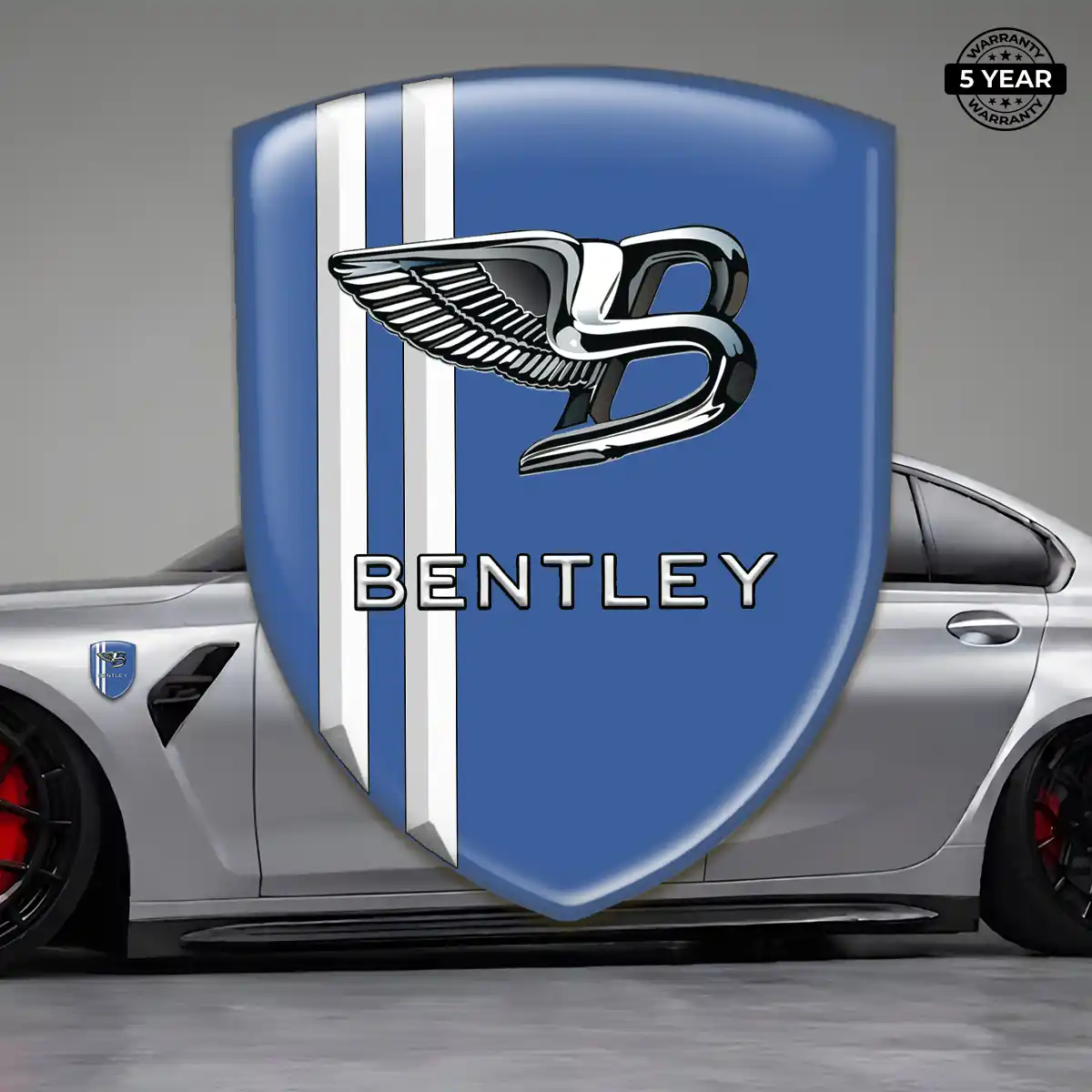 Bentley 3D Resin Sticker Refined Design