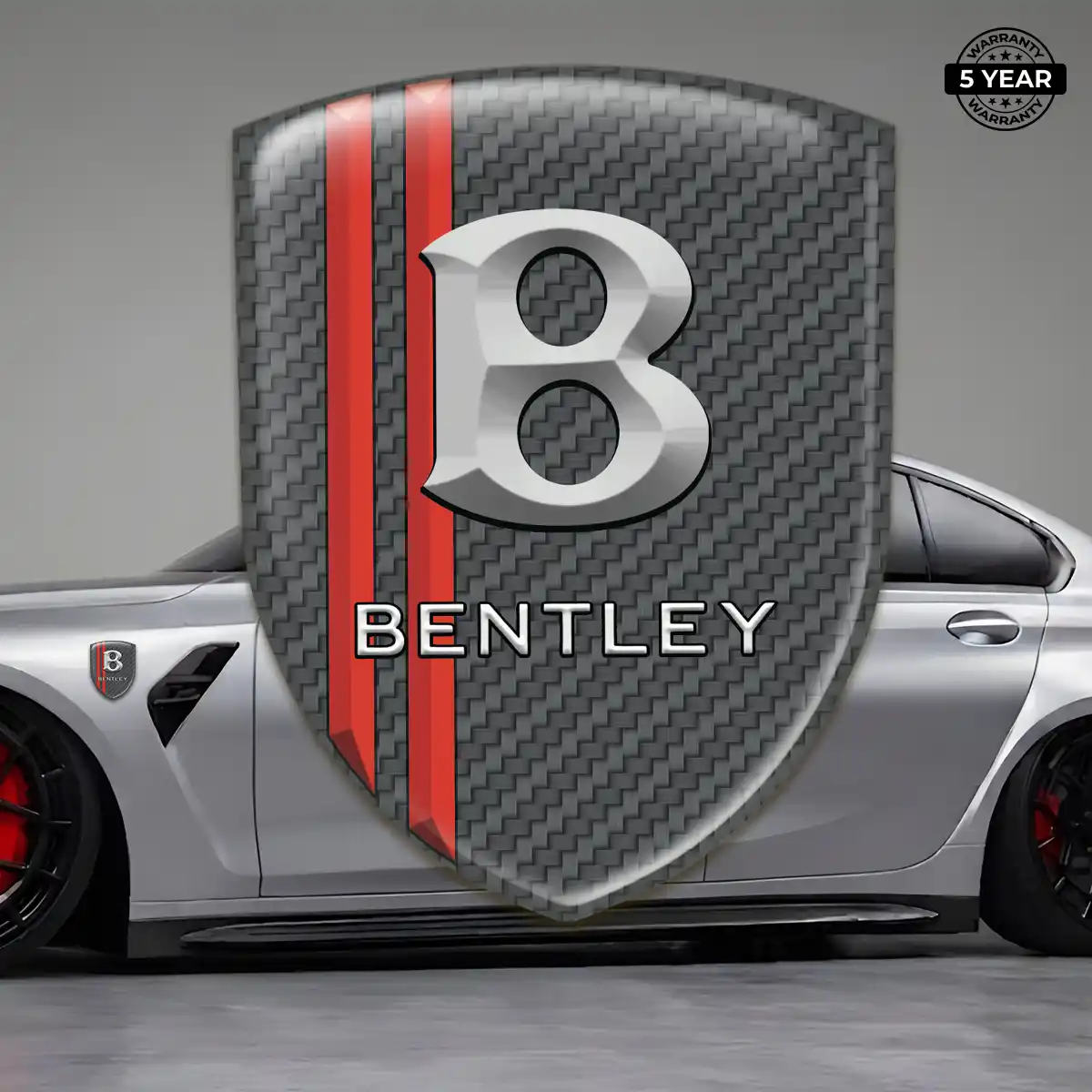 Bentley 3D Resin Sticker Resin Luxe