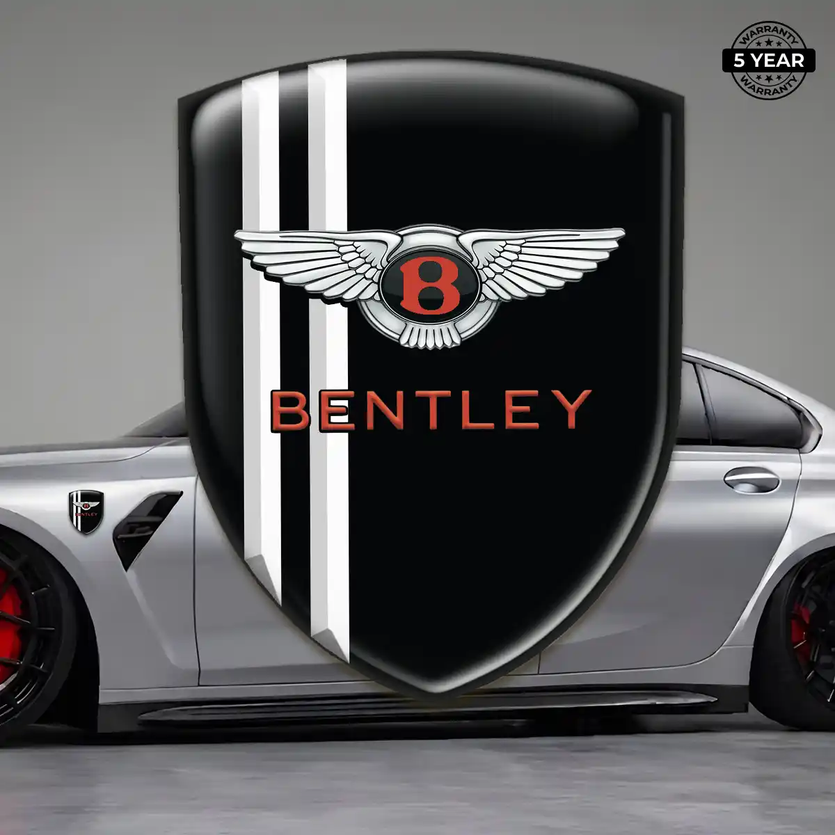 Bentley 3D Resin Sticker Sleek Style