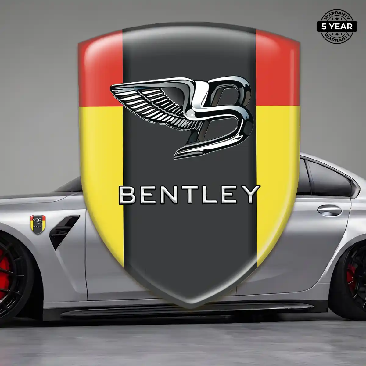Bentley Automotive Emblem Sticker Outer Style