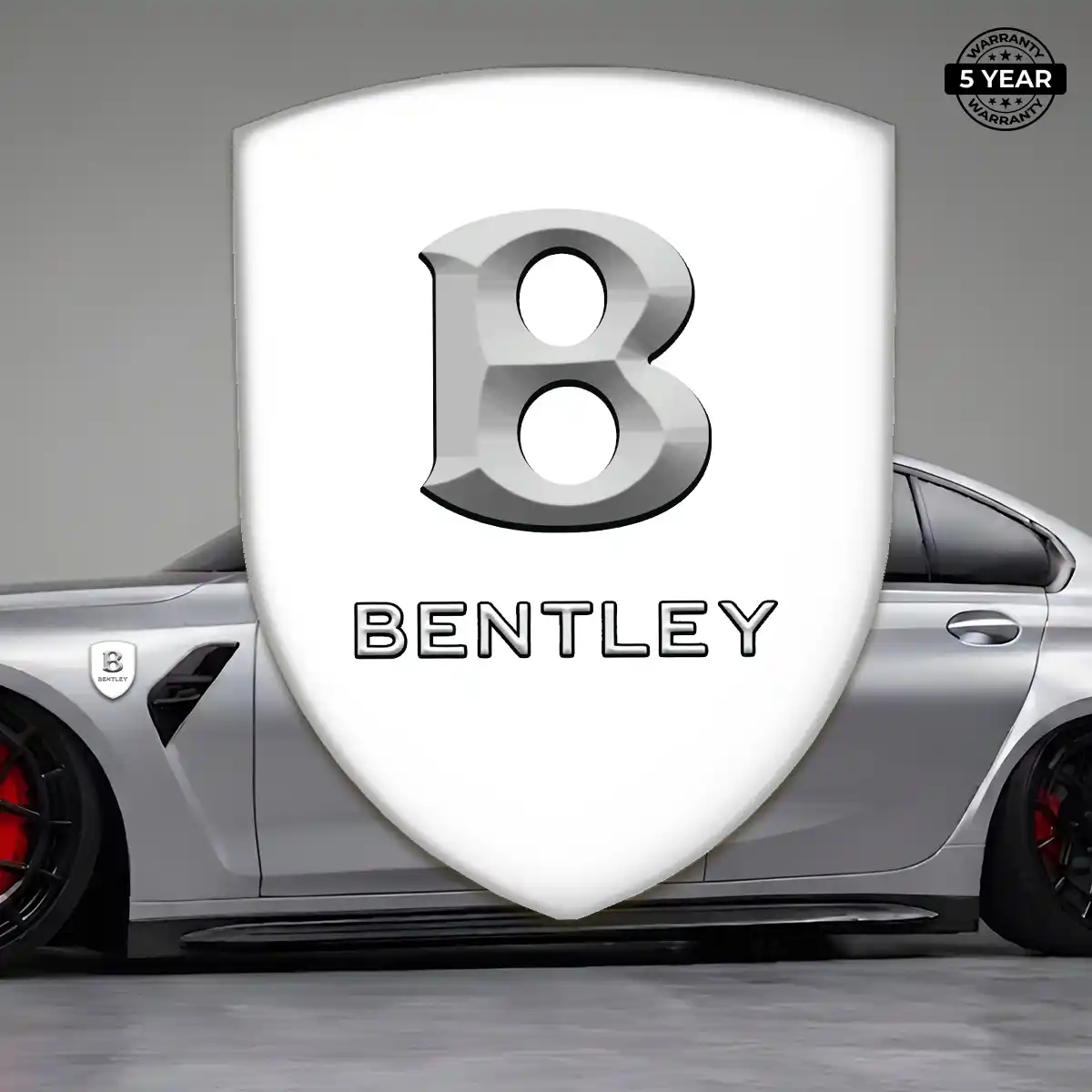 Bentley Automotive Emblem Sticker Prestige Line