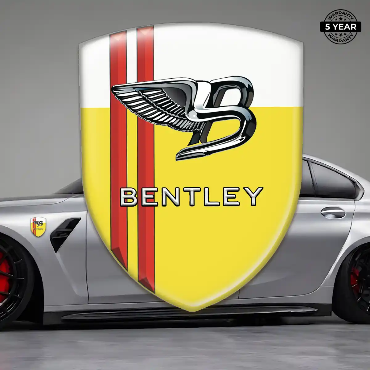 Bentley Automotive Emblem Sticker Refined Design