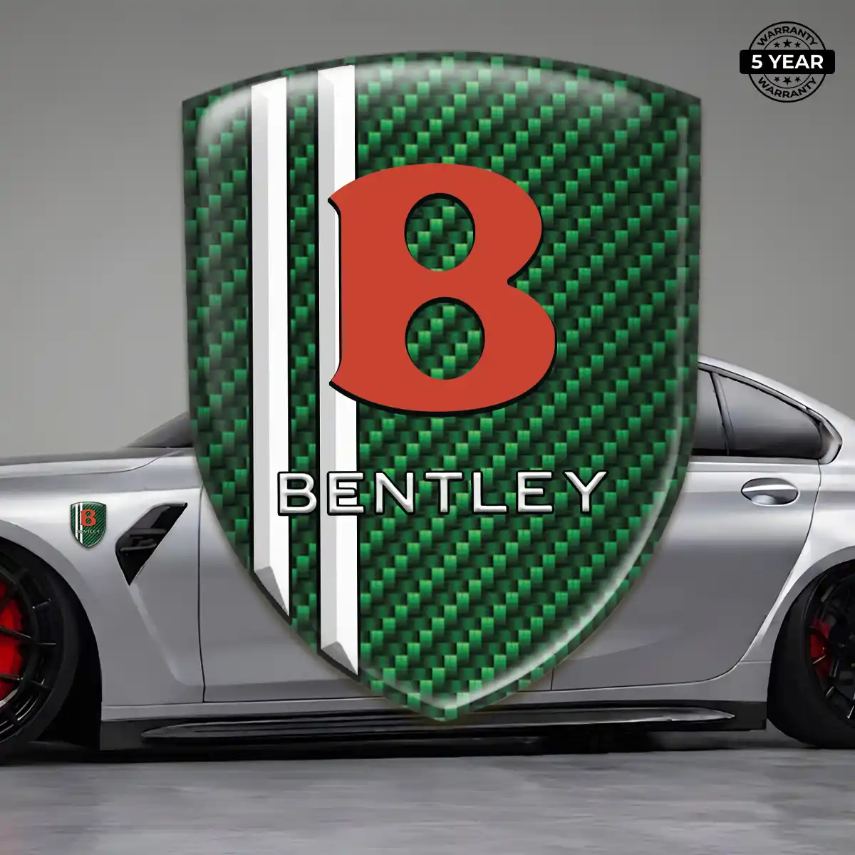 Bentley Automotive Resin Decal Interior Elegance
