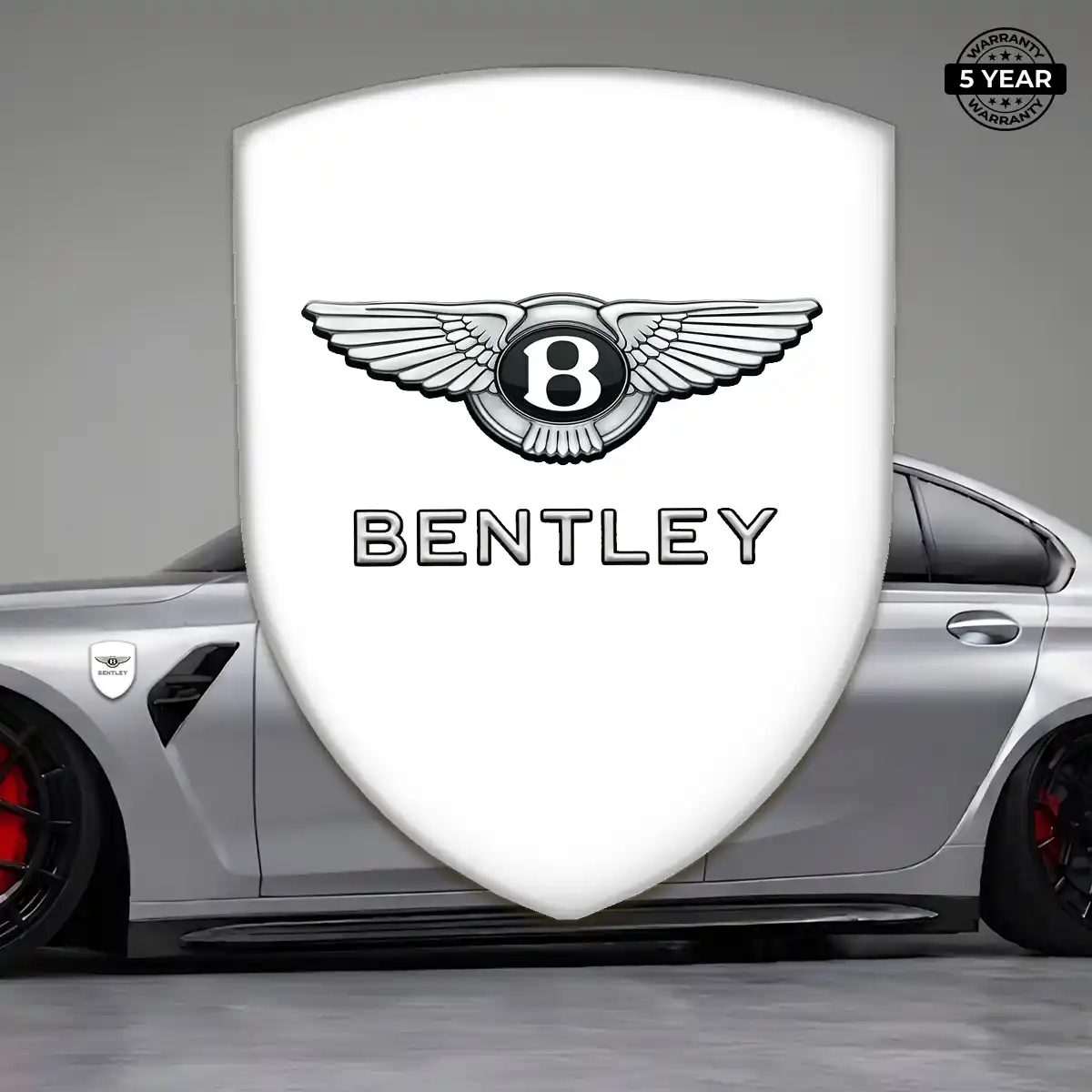 Bentley Automotive Resin Decal Refined Design