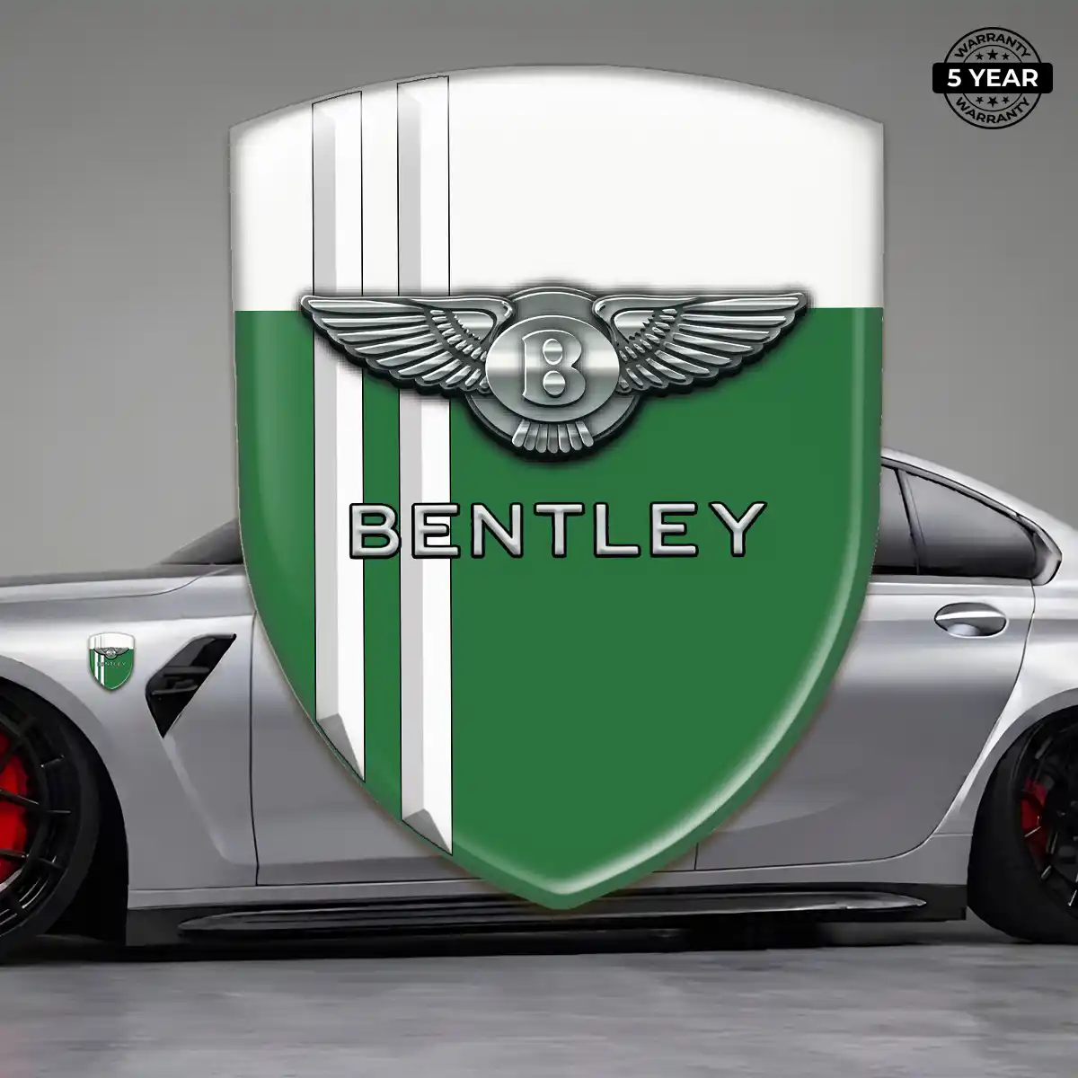 Bentley Automotive Resin Decal Sleek Style