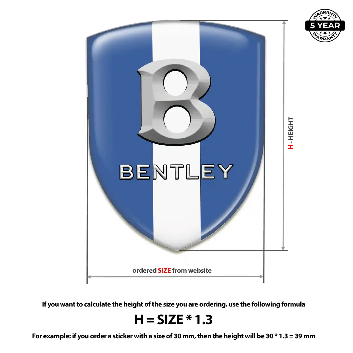 Bentley Badge Interior Luxe