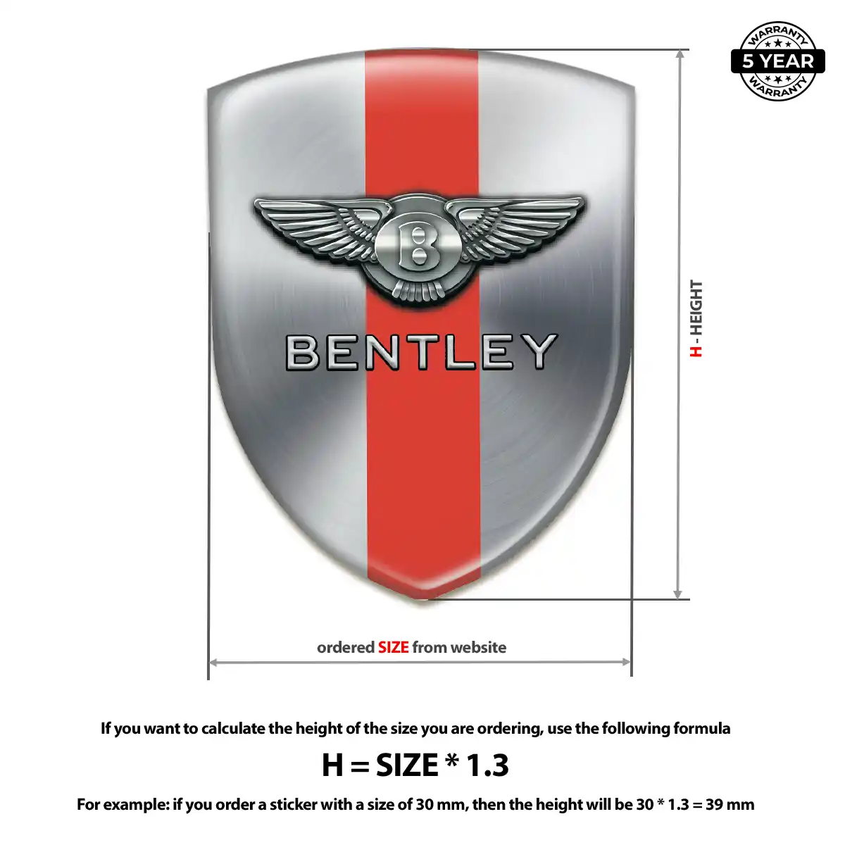 Bentley Badge Prestige Line