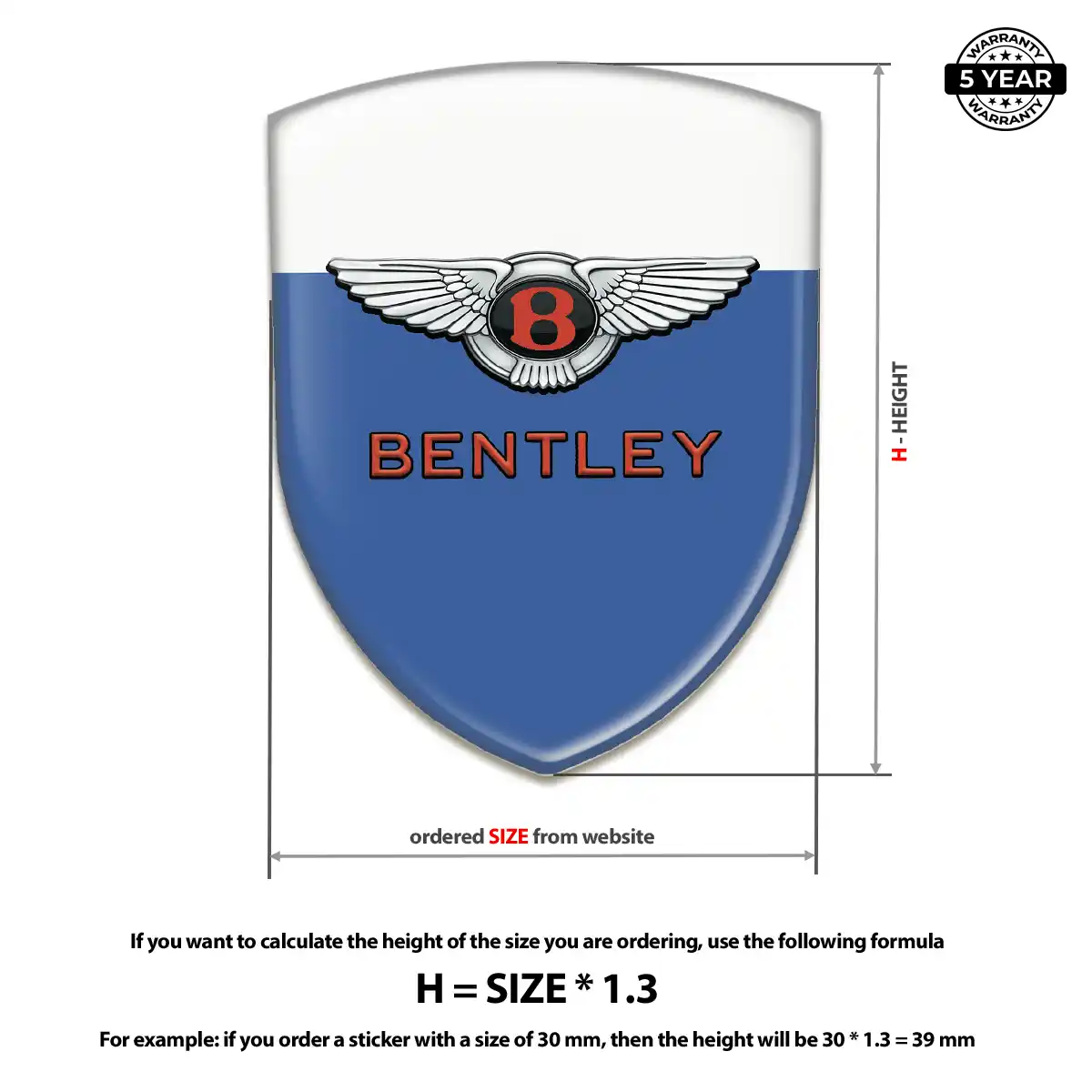Bentley Badge Prime Quality