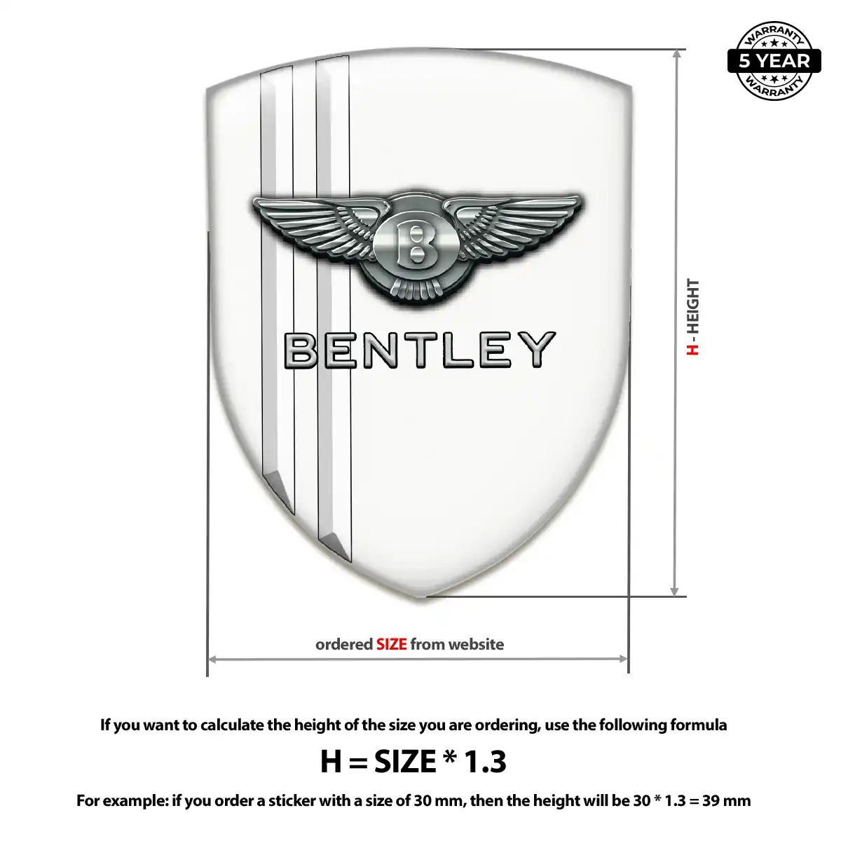 Bentley Badge Refined Design