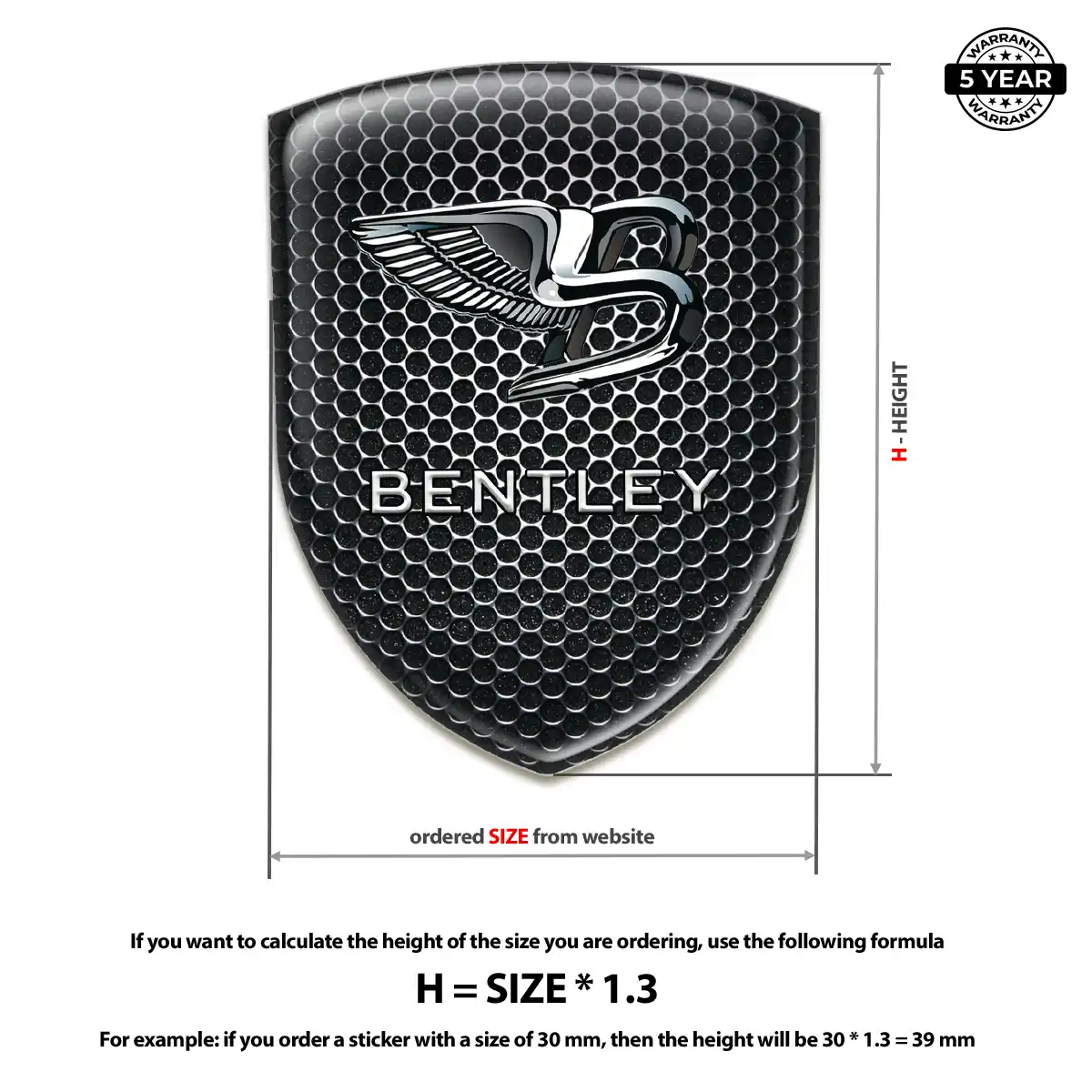 Bentley Badge Signature Grade