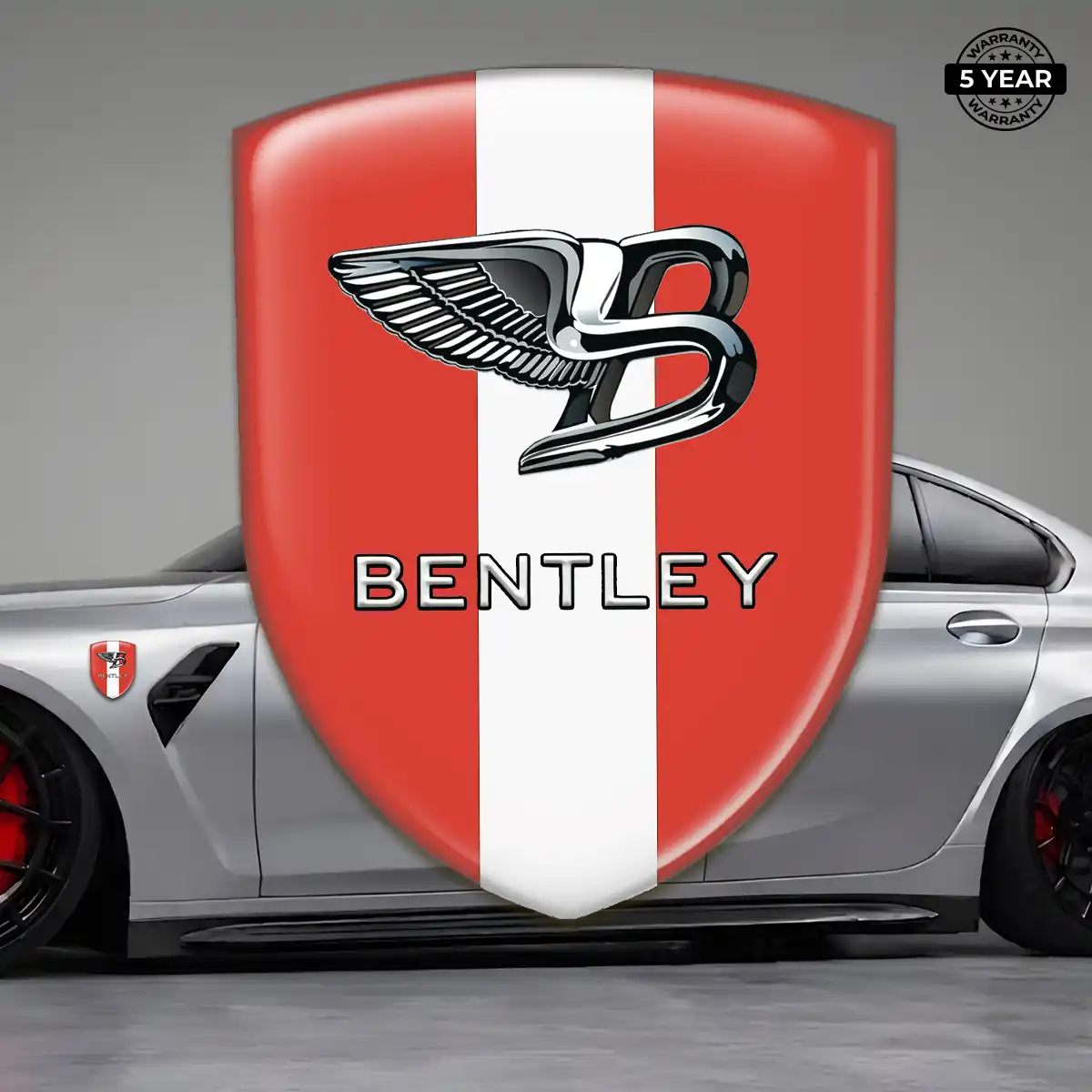 Bentley Car Badge Sticker Deluxe Edition