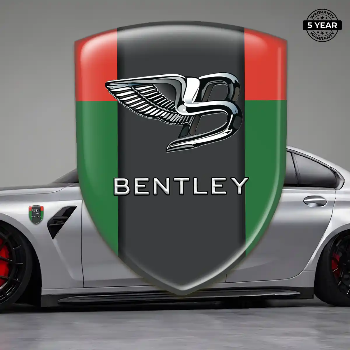 Bentley Car Badge Sticker Interior Elegance