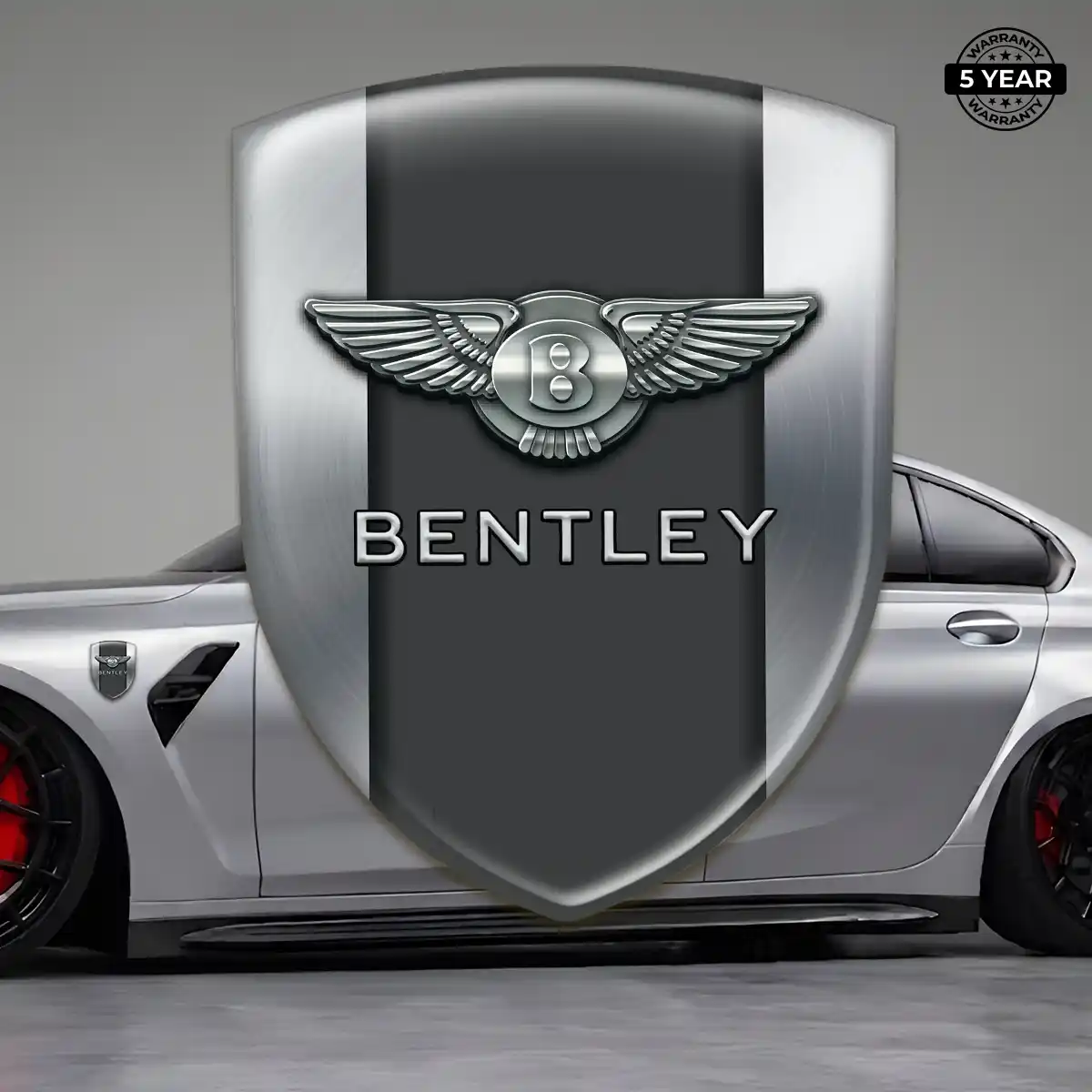 Bentley Car Badge Sticker Interior Luxe