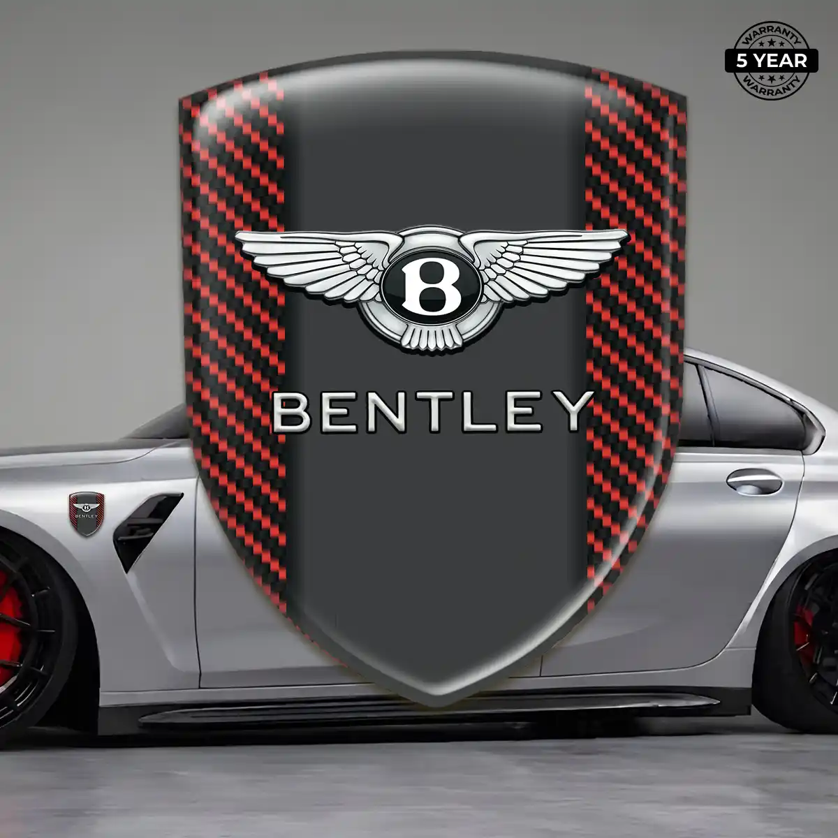 Bentley Car Badge Sticker Noble Edition