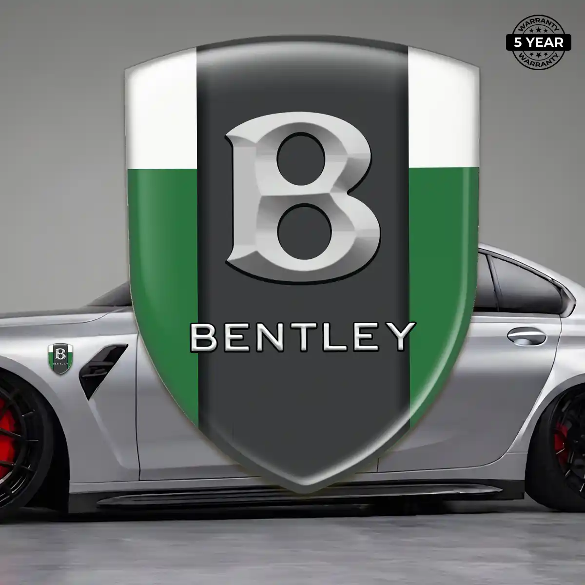Bentley Car Badge Sticker Premium Dome