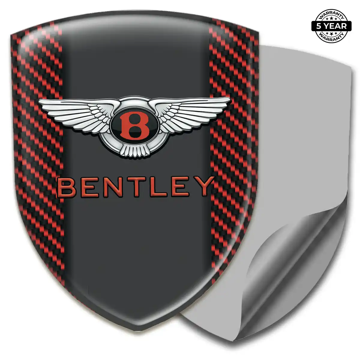 Bentley Car Badge Sticker Refined Design