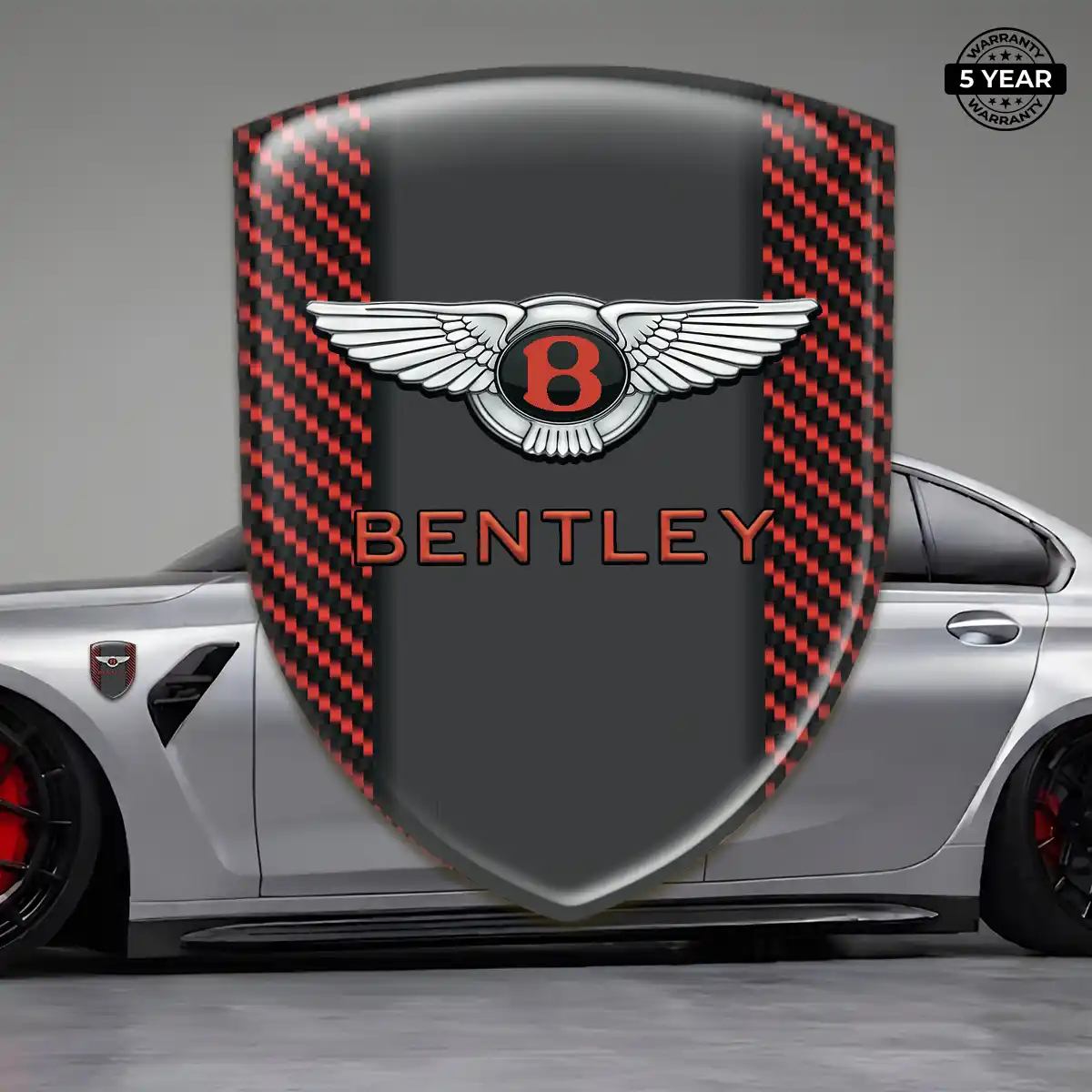 Bentley Car Badge Sticker Refined Design