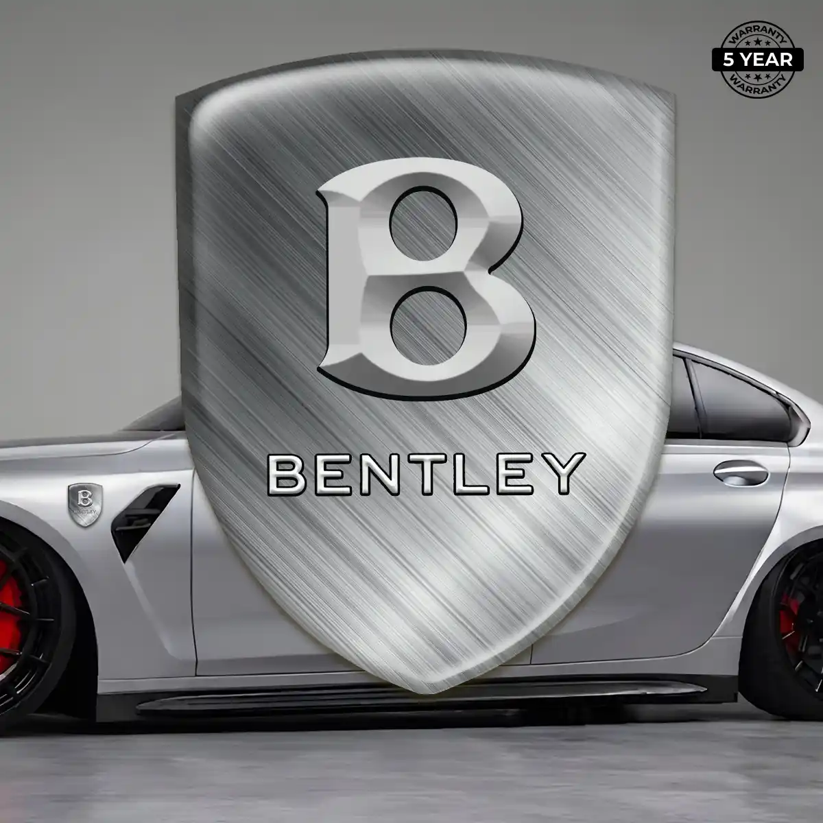 Bentley Car Badge Sticker Sleek Style