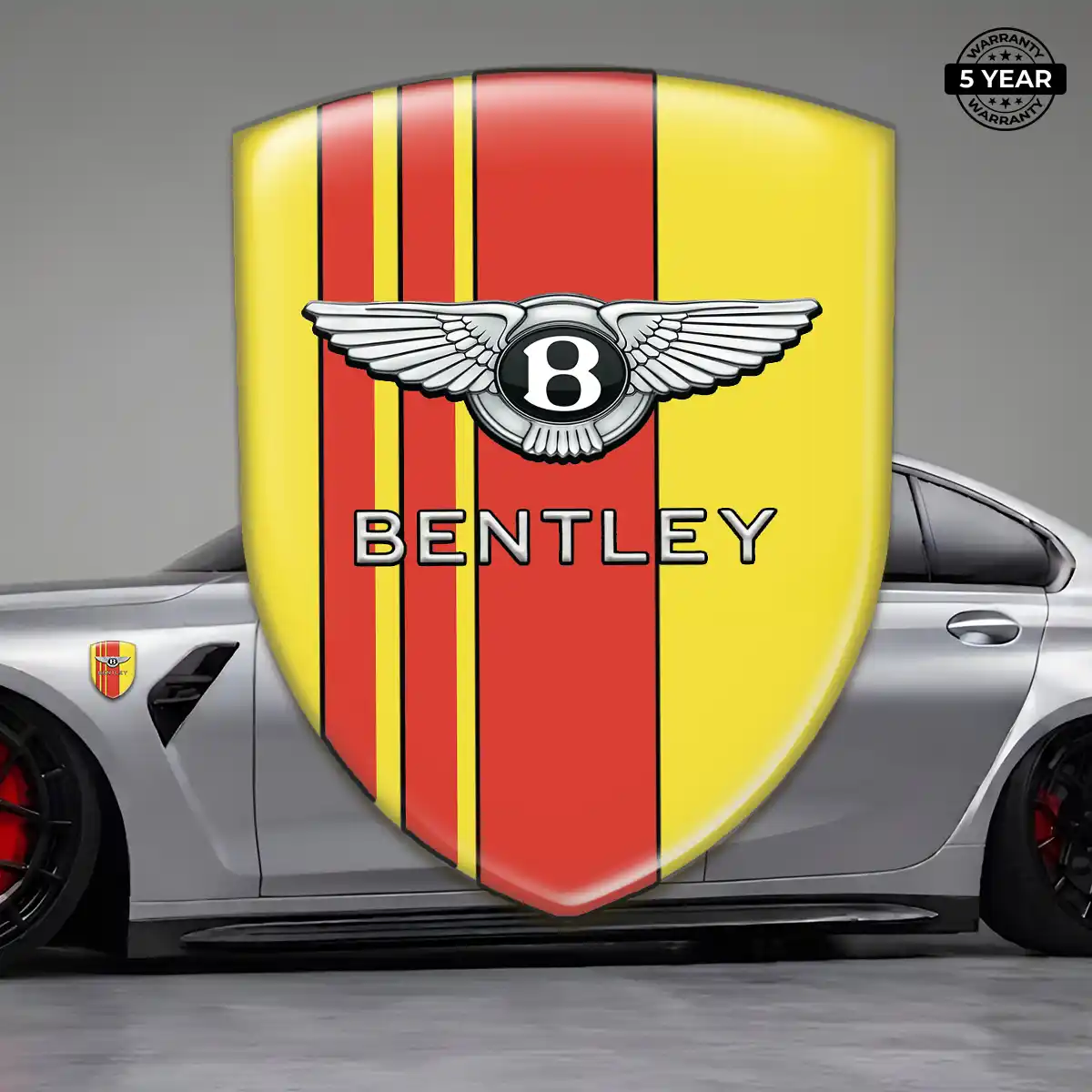 Bentley Car Emblem Decal Interior Elegance