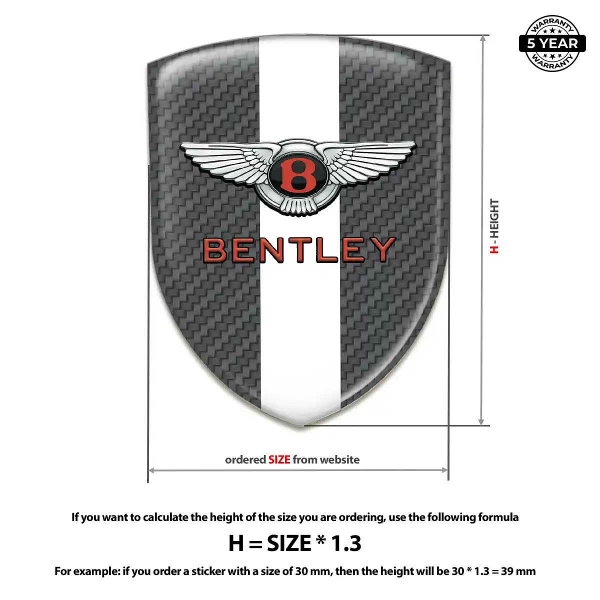 Bentley Car Emblem Overlay Elite Edition