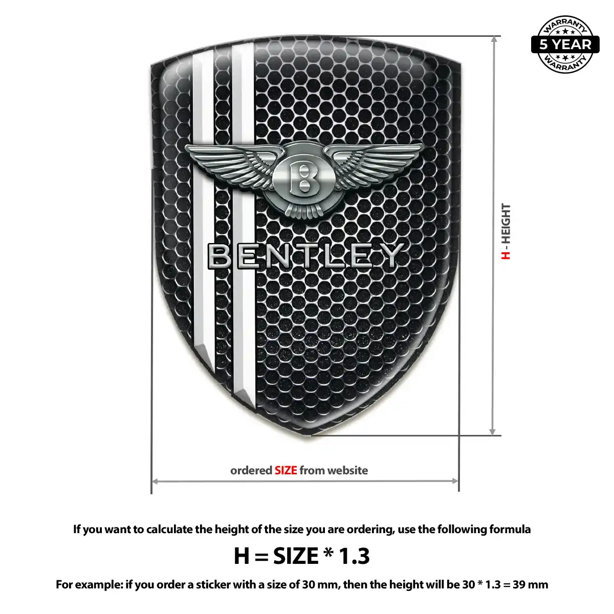 Bentley Car Emblem Overlay Interior Elegance