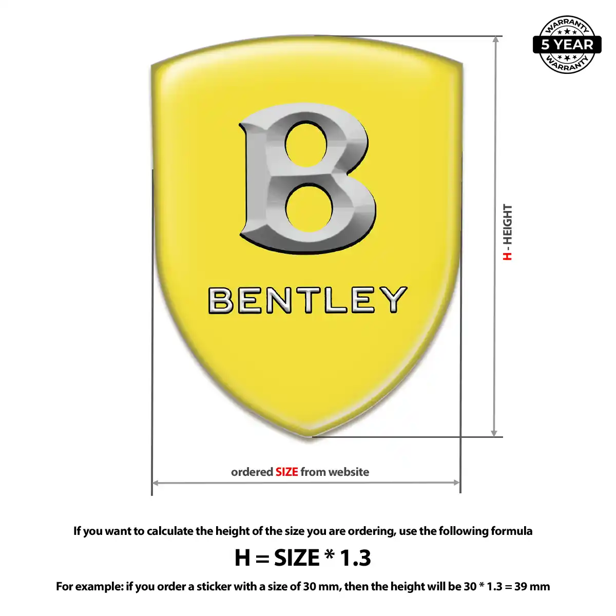 Bentley Car Emblem Overlay Interior Luxe