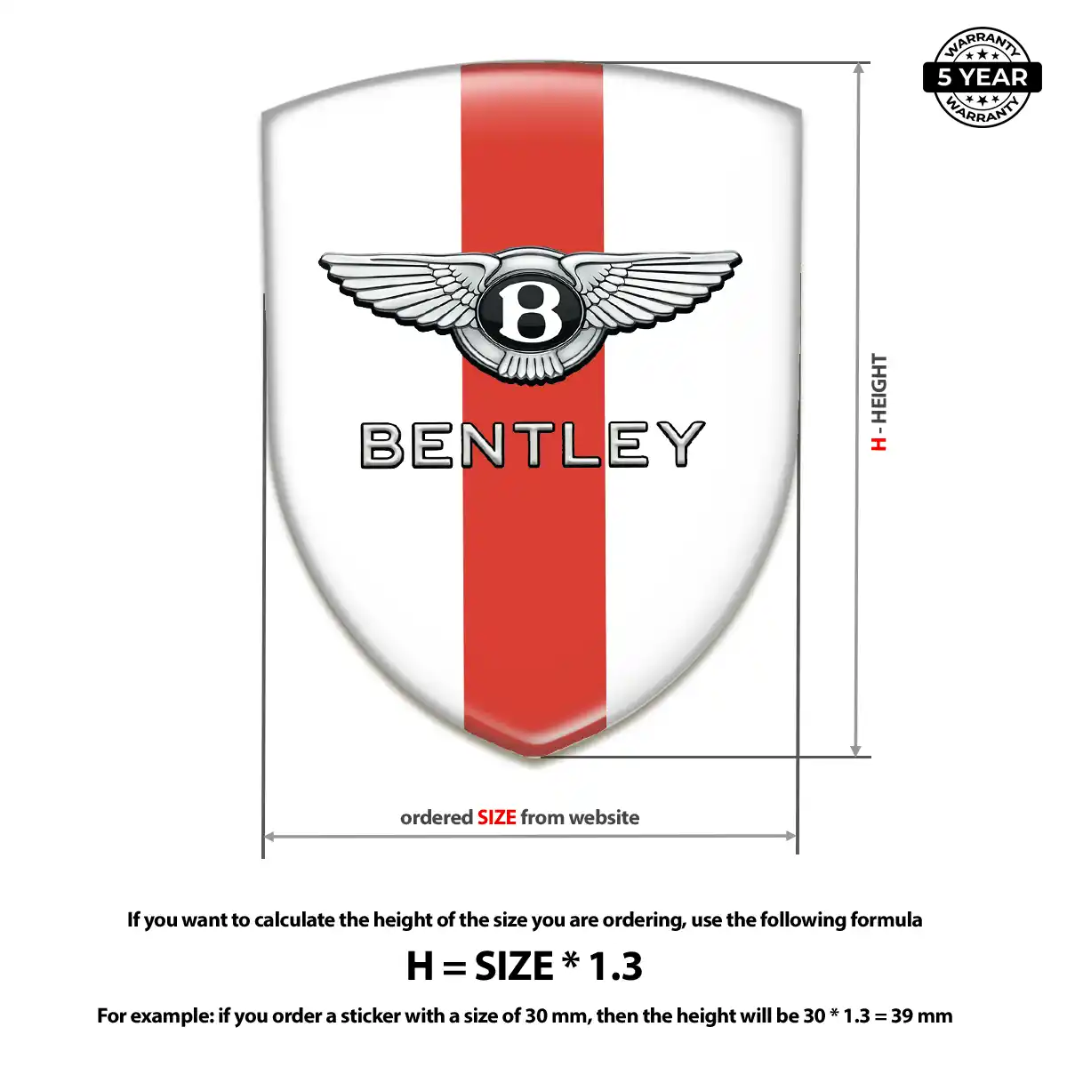 Bentley Car Emblem Overlay Noble Edition