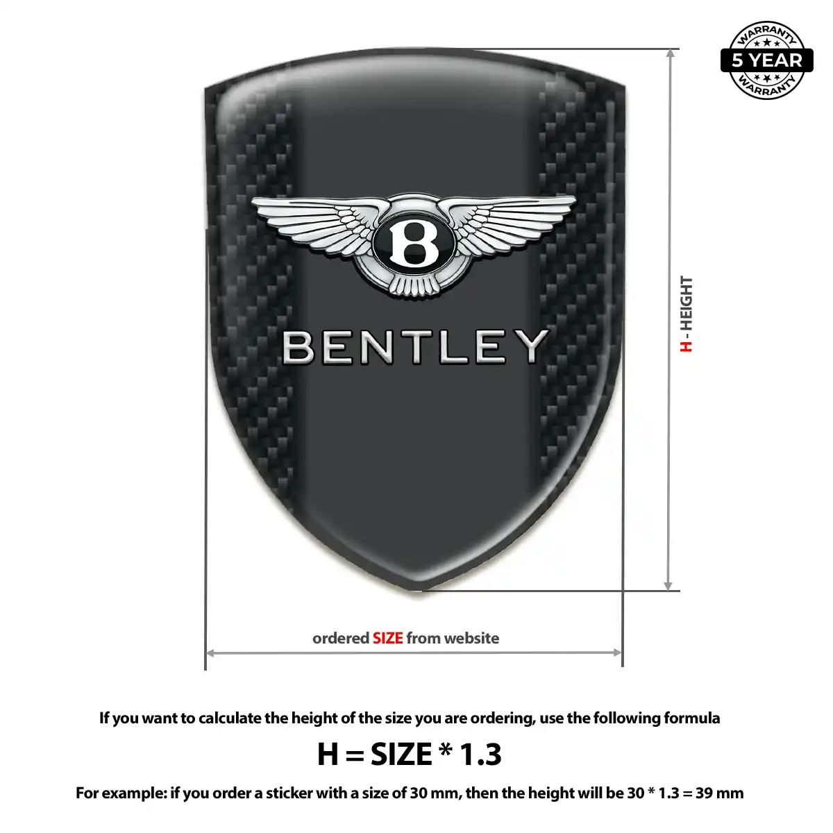 Bentley Car Emblem Overlay Opulent Line