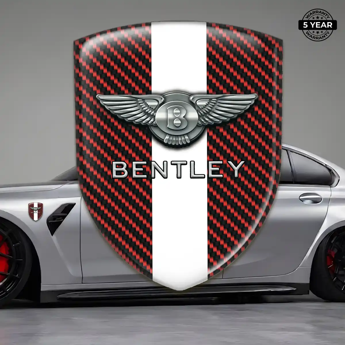 Bentley Car Emblem Overlay Premium Dome