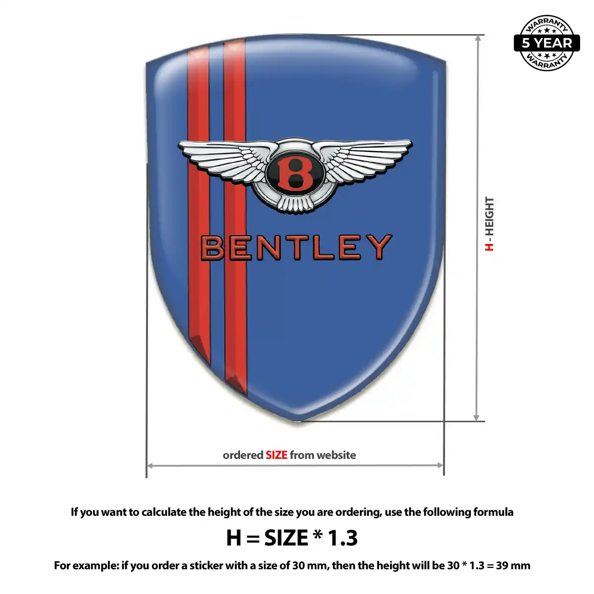 Bentley Car Emblem Overlay Sport Tuning