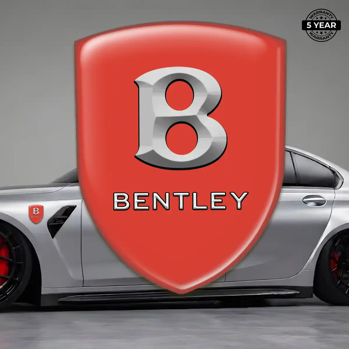 Bentley Car Emblem Sticker Elite Finish