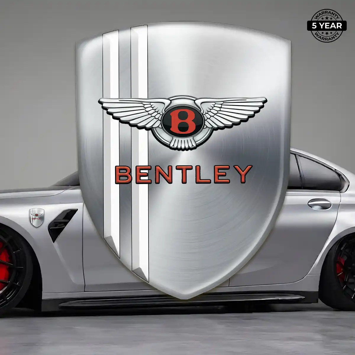 Bentley Car Emblem Sticker Interior Luxe
