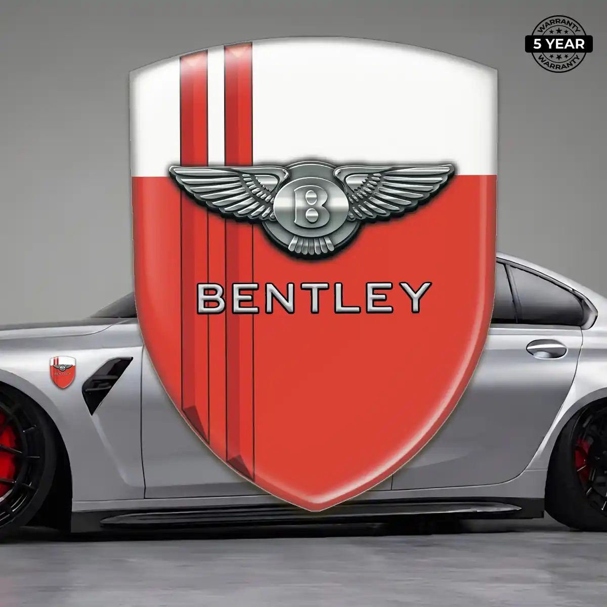 Bentley Car Emblem Sticker Refined Design