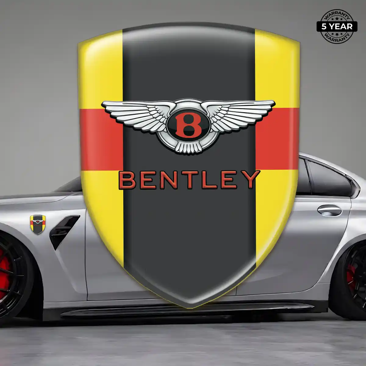 Bentley Car Emblem Sticker Resin Luxe